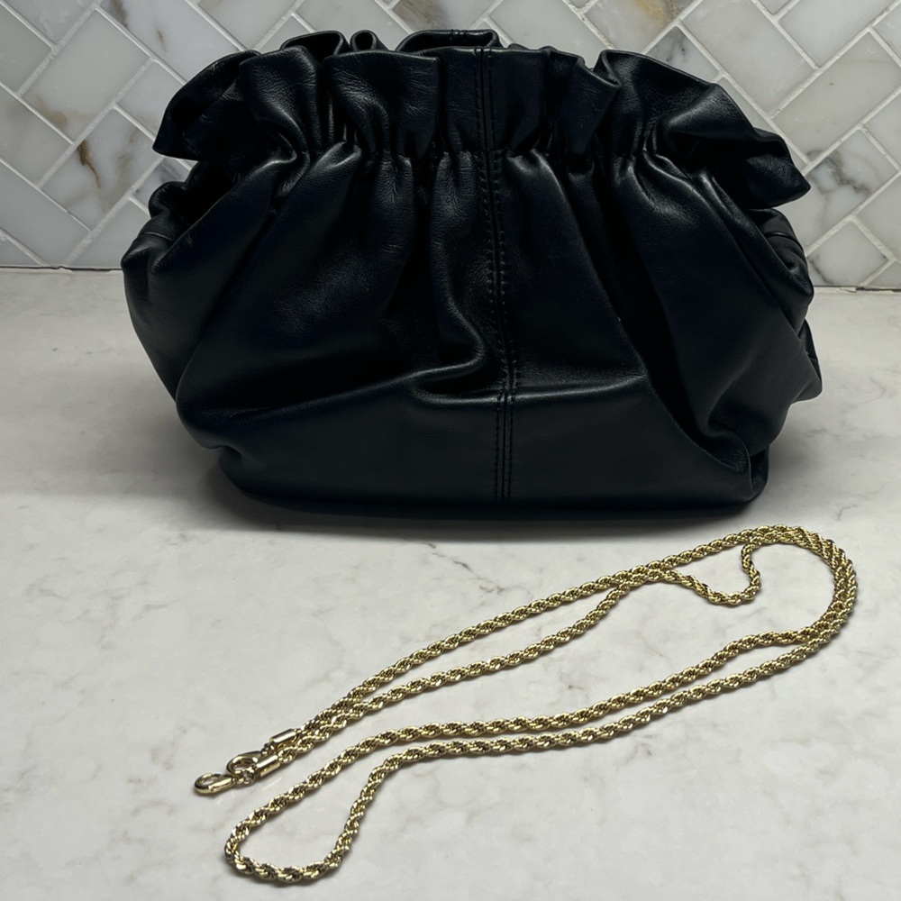 Loeffler Randall Mini Willa Black Clutch/Crossbody Purse